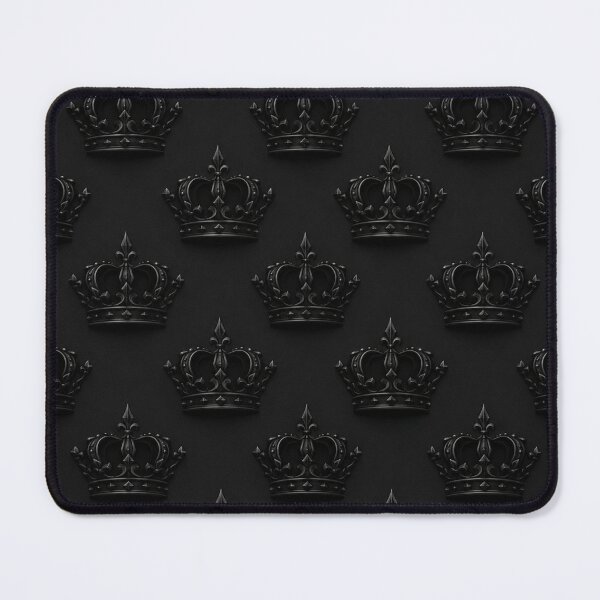 Item preview, Matte Black Regal Crown Pattern designed and sold by Owcomm.