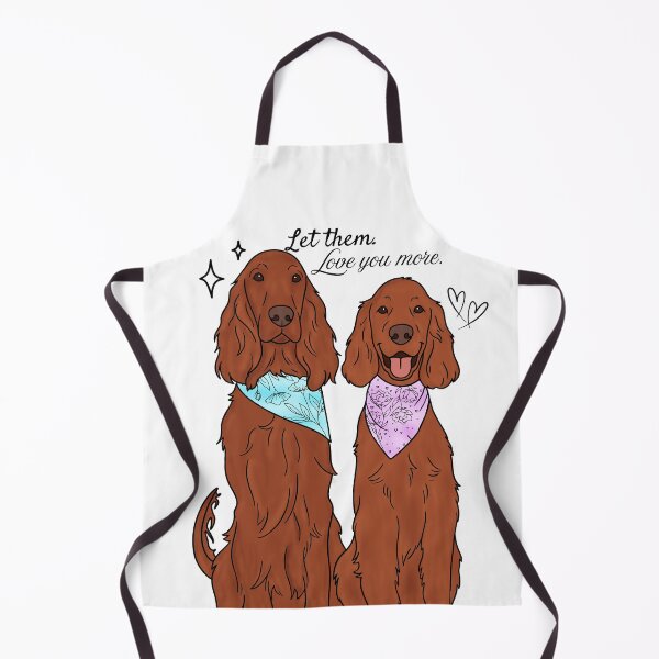 Item preview, Irish Setter Let Them Love You More Cute Dog Illustration designed and sold by Blupunk.