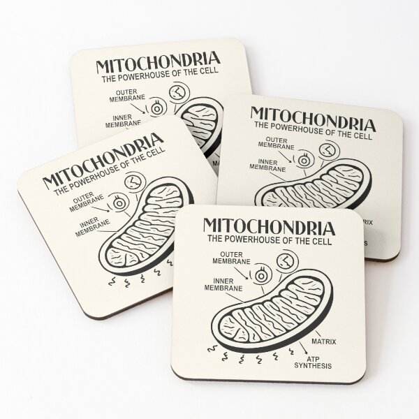 Item preview, Mitochondria Vintage Science Retro Biology Cell Diagram  designed and sold by Colorfulman.