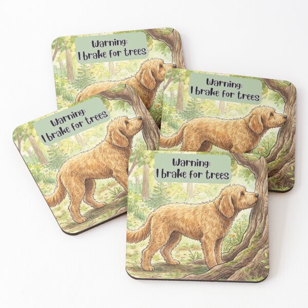 Item preview, I brake for trees designed and sold by Doodles Down South.