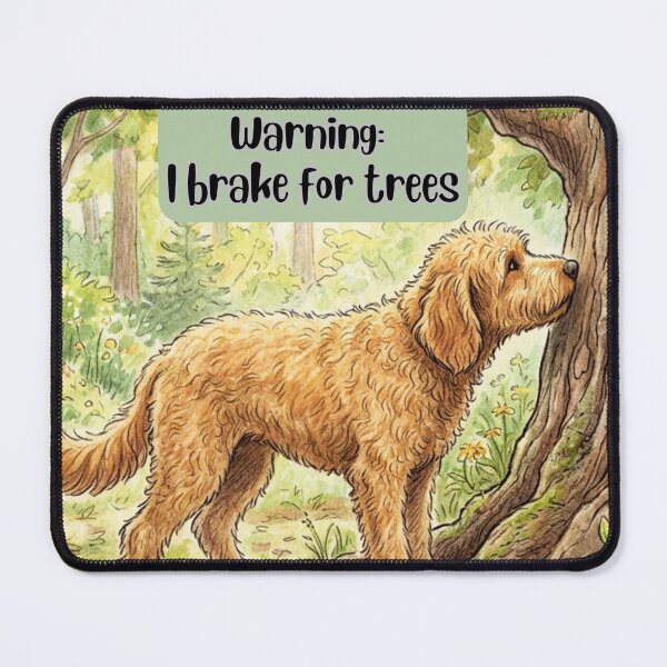 Item preview, I brake for trees designed and sold by Doodles Down South.