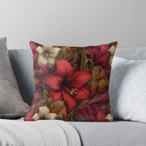 Item preview, Trendy Amaryllis Floral  - Birthday Flower Pattern   - Birthday Gifts For Mom designed and sold by RoyalStarsPatts.