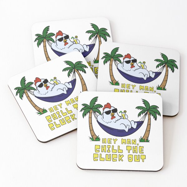 Item preview, Funny Chill the Cluck Out Chicken Rooster Hammock Design designed and sold by MandaMarieArt.