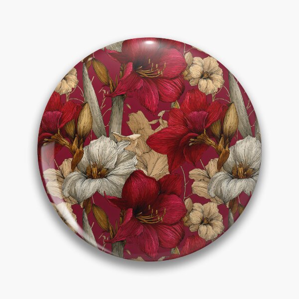 Item preview, Vibrant Amaryllis Flower  - Flower Bouquet Pattern   - Bridal Shower Gifts designed and sold by RoyalStarsPatts.