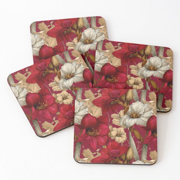 Item preview, Vibrant Amaryllis Flower  - Flower Bouquet Pattern   - Bridal Shower Gifts designed and sold by RoyalStarsPatts.