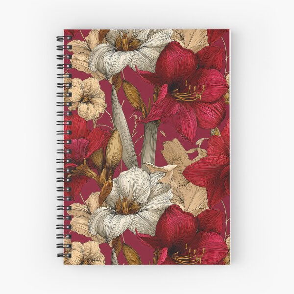 Item preview, Vibrant Amaryllis Flower  - Flower Bouquet Pattern   - Bridal Shower Gifts designed and sold by RoyalStarsPatts.