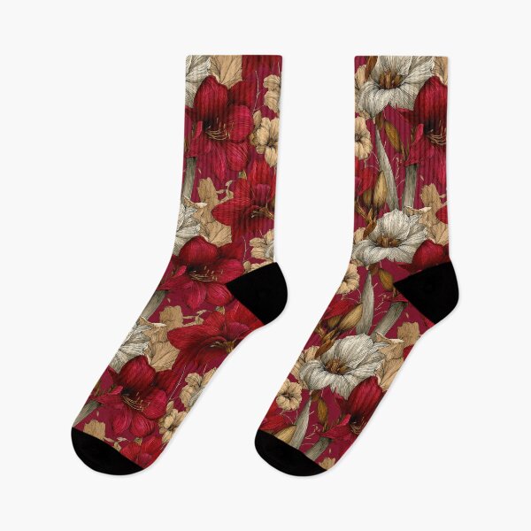Item preview, Vibrant Amaryllis Flower  - Flower Bouquet Pattern   - Bridal Shower Gifts designed and sold by RoyalStarsPatts.
