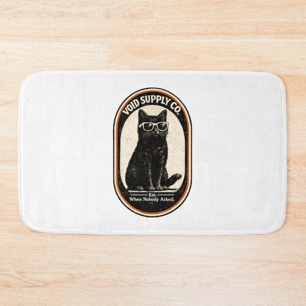Item preview, Void Supply Co — Funny Black Cat Sunglasses Sarcastic Vintage Art designed and sold by AbderraimArt.