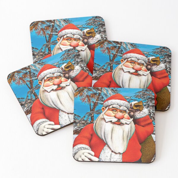 Item preview, Santa Claus Gift Sack Snowy Forest Art designed and sold by Vac1.