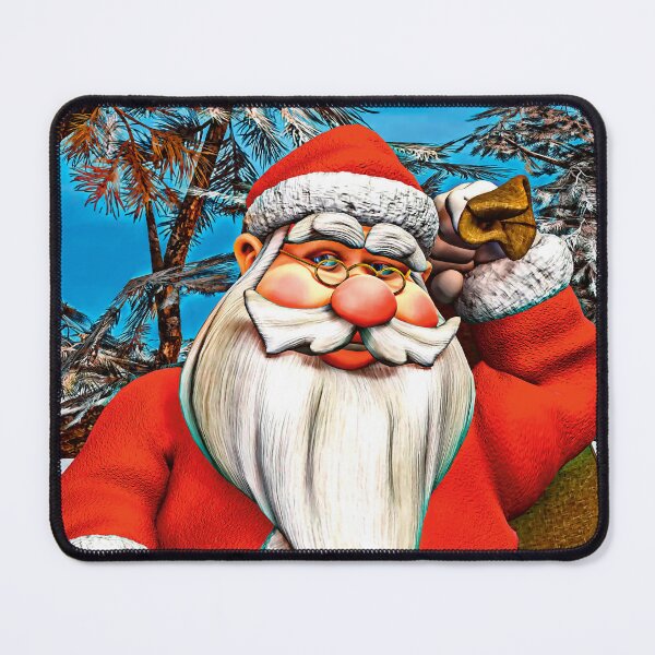 Item preview, Santa Claus Gift Sack Snowy Forest Art designed and sold by Vac1.