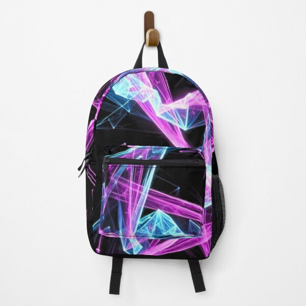 Item preview, Cyberpunk Abstract Neon Wireframe Crystalline Grid designed and sold by Nexus Space.
