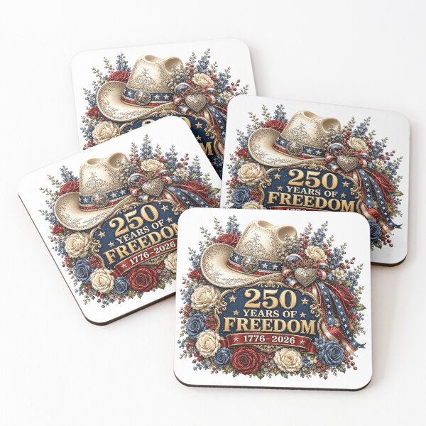 Item preview, America 250 Celebration Western Floral Cowboy Hat 1776-2026 designed and sold by PetalGarden.