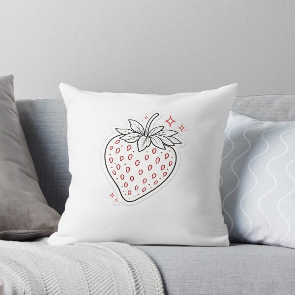 Item preview, Minimalist Strawberry Line Art Sparkle – Clean Simple Fruit Drawing | Strawberry Aesthetic Gift designed and sold by irfanshikh.