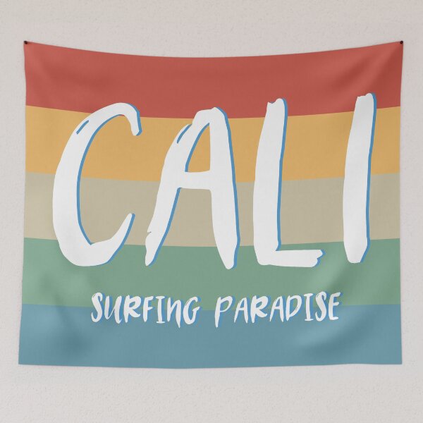 Item preview, Cali Surfing Paradise Retro  designed and sold by emilypigou.