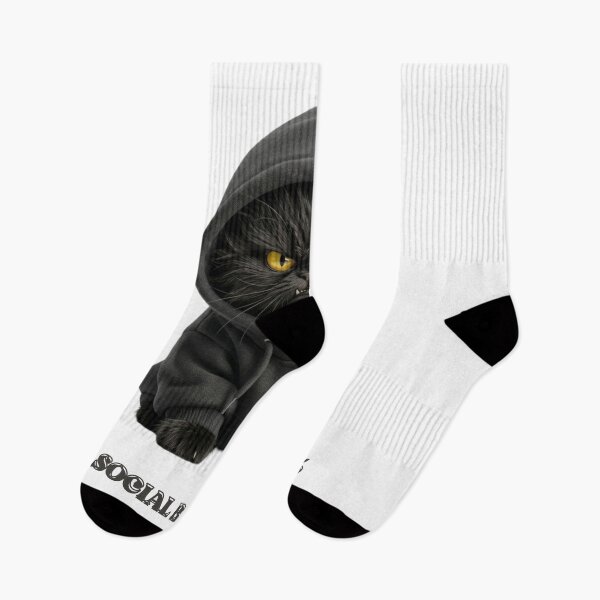 Item preview, Funny Cat Gift Social Battery 0 Percent Black Cat Introvert Shirt designed and sold by Dev Mode.