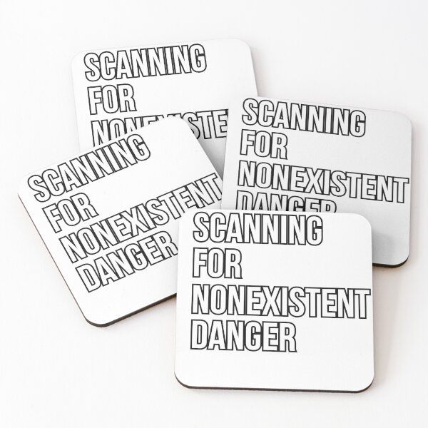 Item preview, Scanning For Nonexistent Danger Funny 2 designed and sold by KittyKouture.