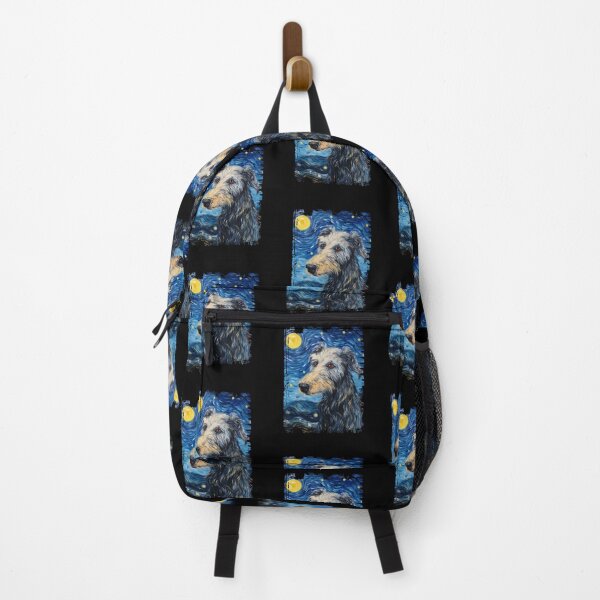 Item preview, Funny Scottish Deerhound Starry Night Illustration Mom Dad Kids designed and sold by rafaeltto.