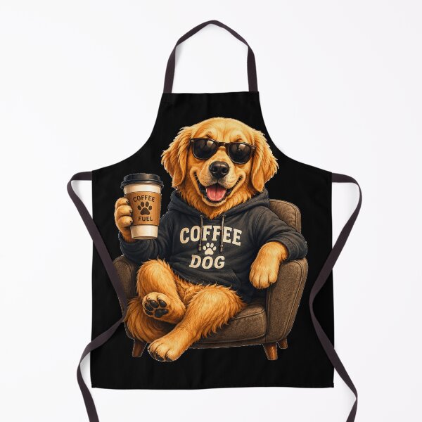 Item preview, Coffee Dog – Cute Golden Retriever Coffee Lover Gift for Dog Owners designed and sold by Wild Horizon Studio.