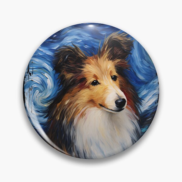 Item preview, Funny Shetland Sheep Sheltie Starry Night Illustration Mom Dad Kids designed and sold by rafaeltto.