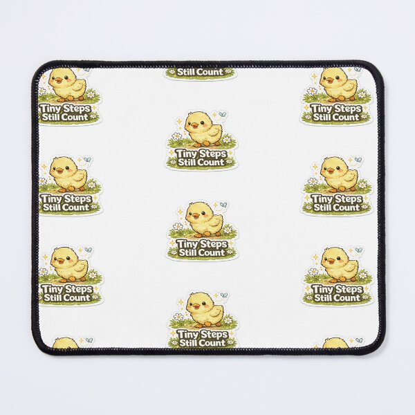 Item preview, Tiny Steps Still Count Duck Sticker | Cute Motivation & Self Growth designed and sold by GenZStickerHub1.