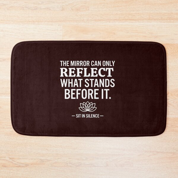 Item preview, Copy of The Mirror Can Only Reflect What stands before it—Soft Stillness.  designed and sold by SitInSilence24.