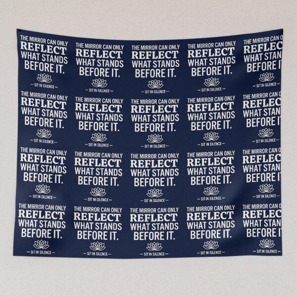 Item preview, Copy of The Mirror Can Only Reflect What stands before it—Soft Stillness.  designed and sold by SitInSilence24.