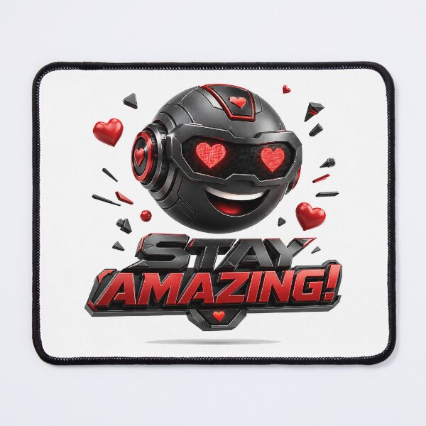 Item preview, Stay Amazing Heart-Tech Buddy designed and sold by BlissBlvdShop.