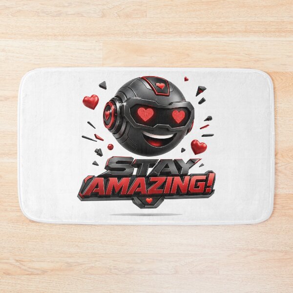 Item preview, Stay Amazing Heart-Tech Buddy designed and sold by BlissBlvdShop.