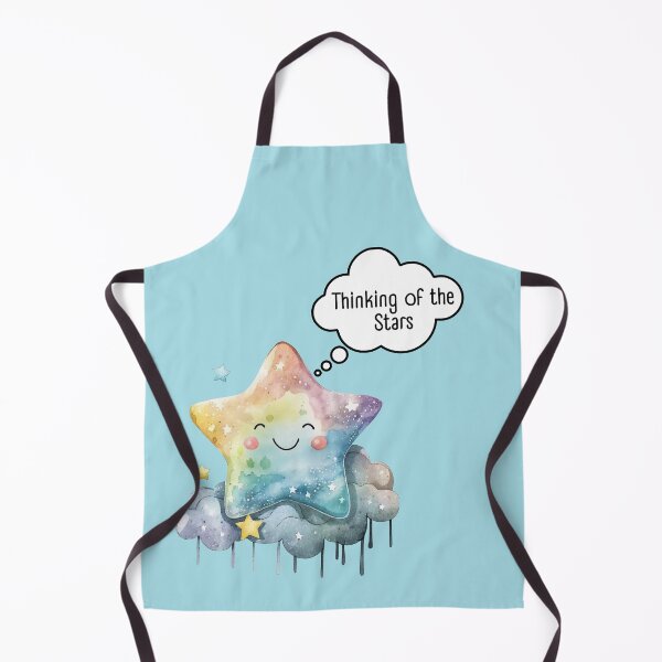 Item preview, Thinking of the Stars – Cosmic Aesthetic Illustrati designed and sold by EVESTUDIOART.