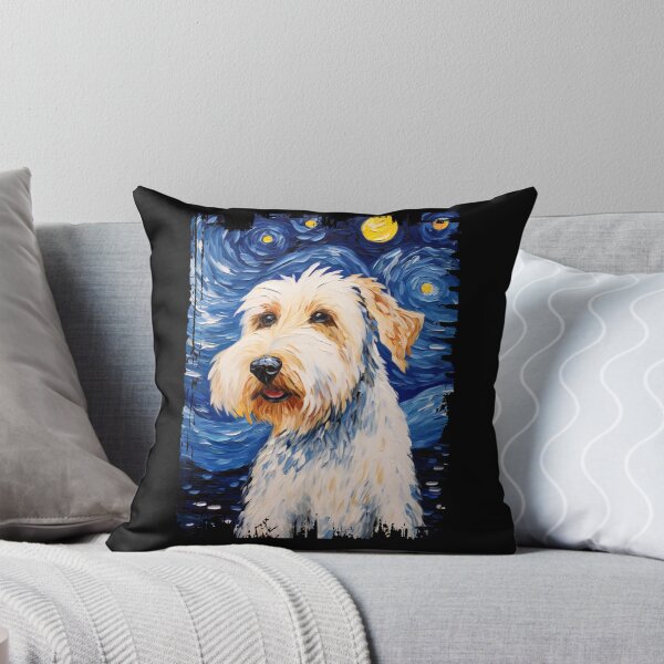 Item preview, Funny Sealyham Terrier Starry Night Illustration Mom Dad Kids designed and sold by rafaeltto.