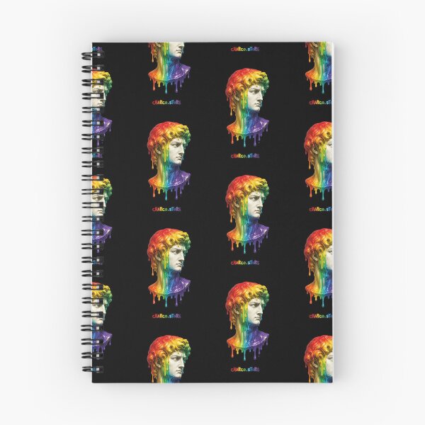 Item preview, Pride | Rainbow David Statue – Classical Melt Art designed and sold by Charco.Store – Bold Expressive Graphics & Alt Streetwear Art.