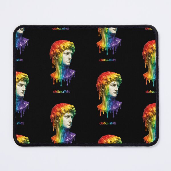 Item preview, Pride | Rainbow David Statue – Classical Melt Art designed and sold by Charco.Store – Bold Expressive Graphics & Alt Streetwear Art.