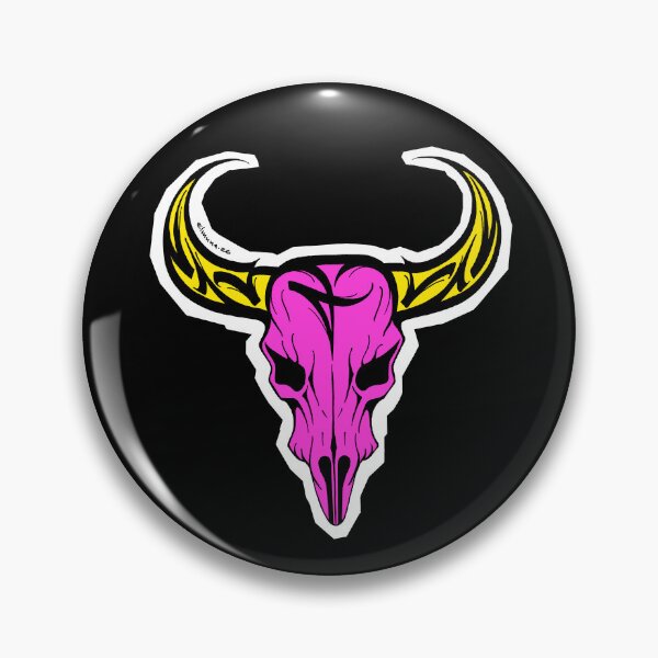 Item preview, Bull Skull Modern Calligraphic ORNAMENT designed and sold by elmuna.