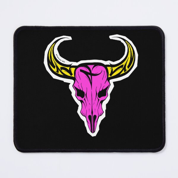 Item preview, Bull Skull Modern Calligraphic ORNAMENT designed and sold by elmuna.