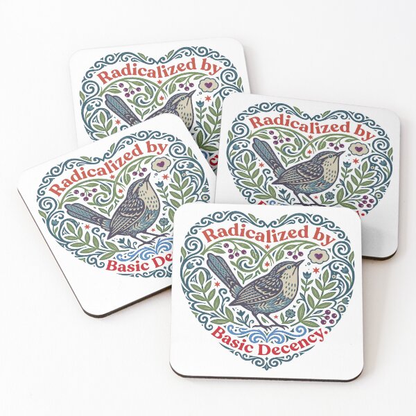 Item preview, Funny Floral Radicalized by Basic Decency Feminist Activist  designed and sold by gear-posters.