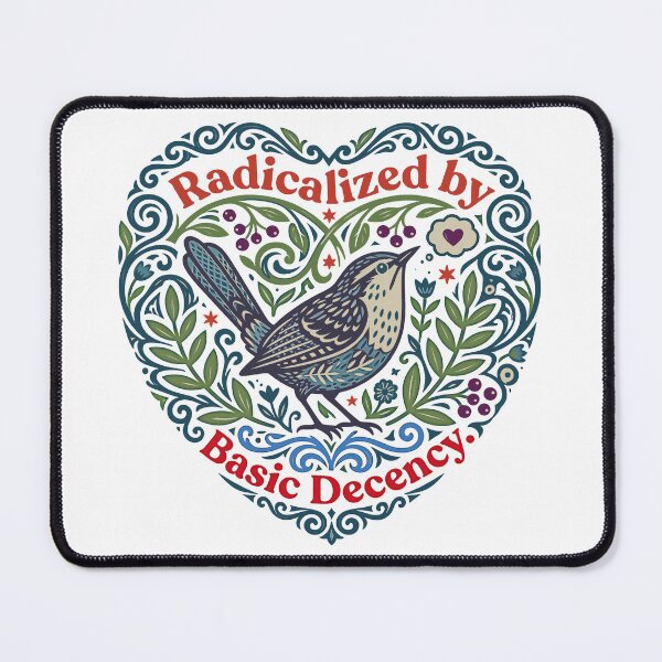 Item preview, Funny Floral Radicalized by Basic Decency Feminist Activist designed and sold by gear-posters.