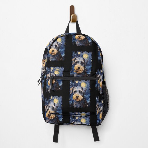 Item preview, Funny Schnoodle Starry Night Illustration Mom Dad Kids designed and sold by rafaeltto.