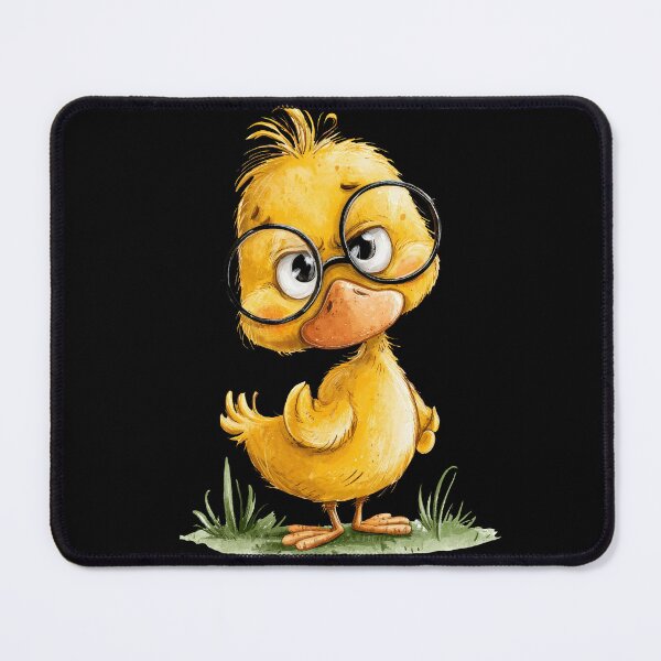 Item preview, Cute Nerdy Duck With Glasses Funny Watercolor Duck Sticker designed and sold by VikArt7.