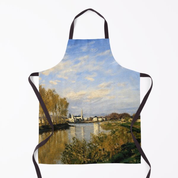 Item preview, Claude Monet Seine at Argenteuil Impressionist Landscape Print designed and sold by TheSoulOfArt.