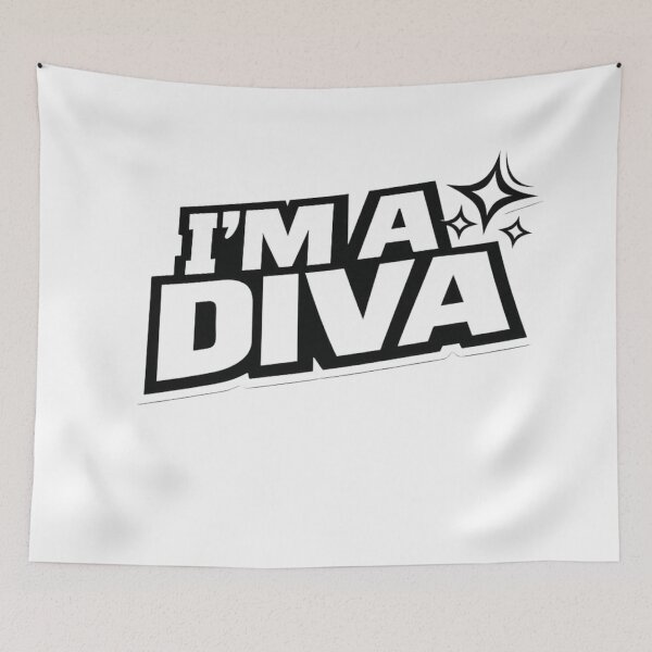Item preview, I'M A DIVA Confident Glamorous Statement Design designed and sold by shawachester.