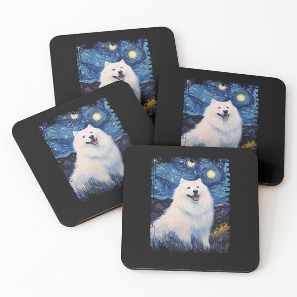 Item preview, Funny Samoyed Starry Night Illustration Mom Dad Kids designed and sold by rafaeltto.