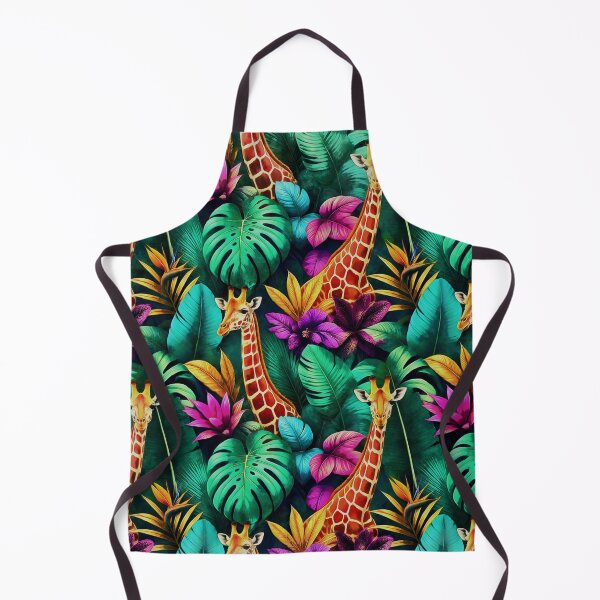 Item preview, Giraffe Jungle Dreams Seamless Surface Pattern designed and sold by taiche.