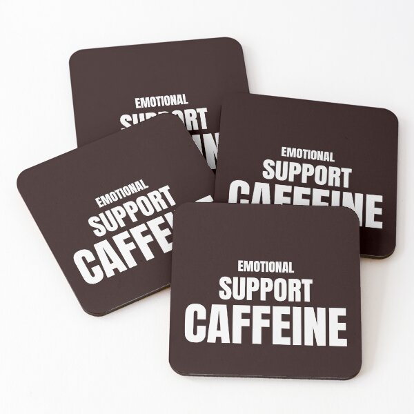 Item preview, Emotional Support Caffeine – Funny Coffee Lover Design designed and sold by ArtPer-design.