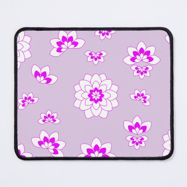Item preview, Pink Lotus Blossom Seamless Pattern with Decorative Floral Motifs designed and sold by Ei-Ei.