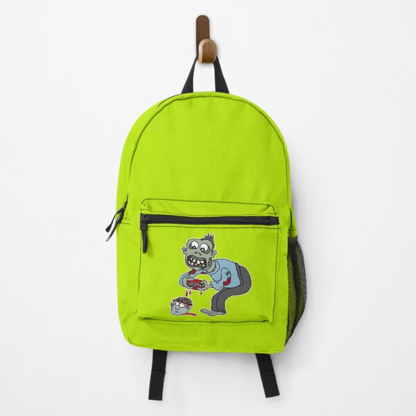 Item preview, Funny Zombie Squeezing Brains Cartoon | Halloween Office Meme designed and sold by MyxaART.