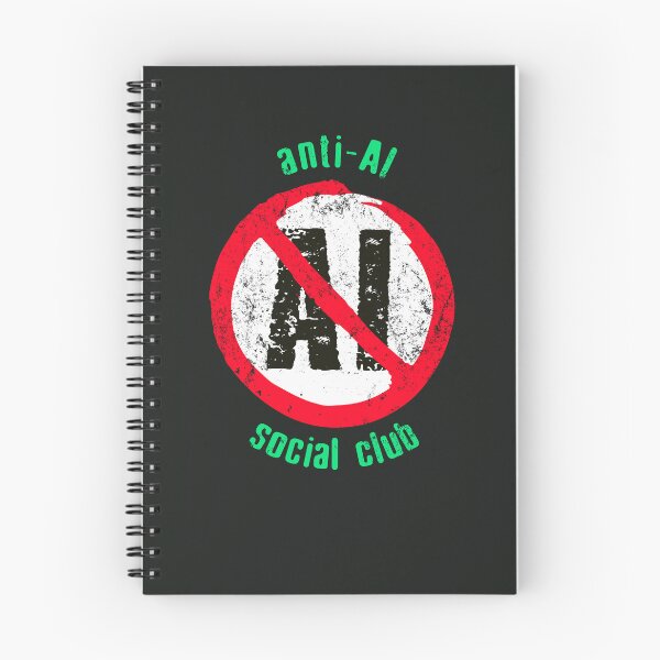 Item preview, No AI Symbol - Anti AI Social Club designed and sold by Frank J. Art.