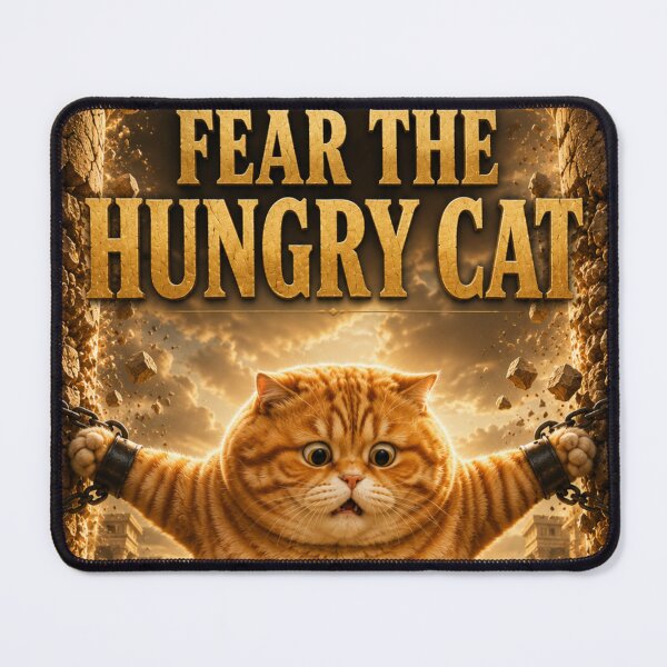Item preview, Fear The Hungry Cat Funny Ginger Cat Daydreamscape design designed and sold by Mindworx21.