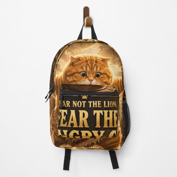 Item preview, Fear The Hungry Cat Funny Ginger Cat Daydreamscape design designed and sold by Mindworx21.