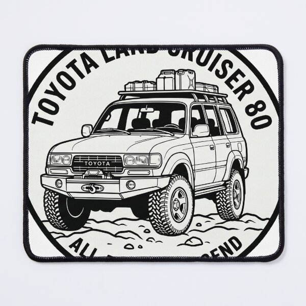 Item preview, Land Cruiser 80 illustration designed and sold by the-cc.
