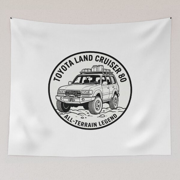 Artikelvorschau, Illustration des Land Cruiser 80 entworfen und verkauft von the-cc.